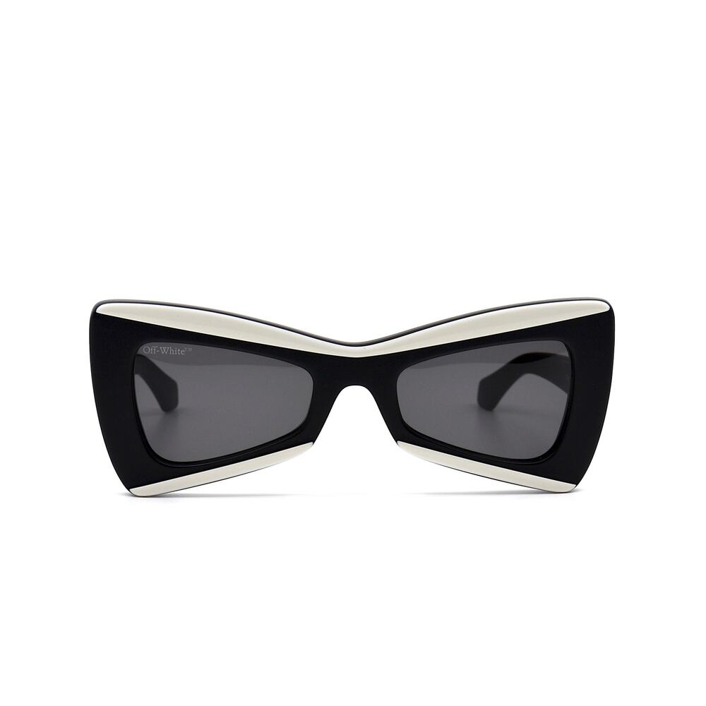 OFF-WHITE 0ER1070 BLACK /WHITE GREY WOMEN'S AUTHENTIC SUNGLASSES - Picture 3 of 13